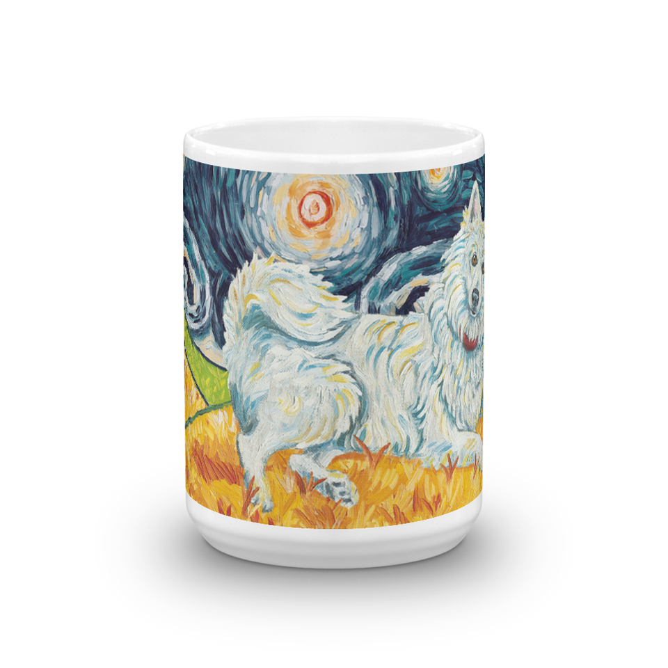 American Eskimo STARRY NIGHT Mug-15oz