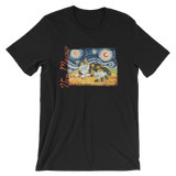 Calico Cat (longhaired) STARRY NIGHT T-Shirt