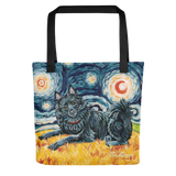 Schipperke (tail) STARRY NIGHT Tote