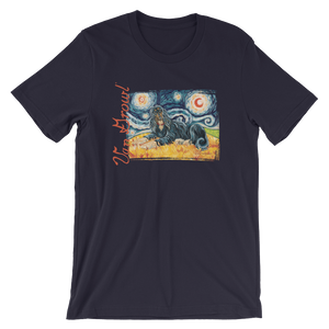 Afghan Hound (black & tan) STARRY NIGHT TEE