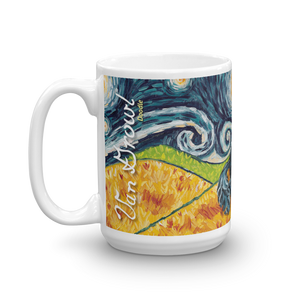 Doodle (black) STARRY NIGHT Mug-15oz