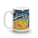 Doodle (black) STARRY NIGHT Mug-15oz