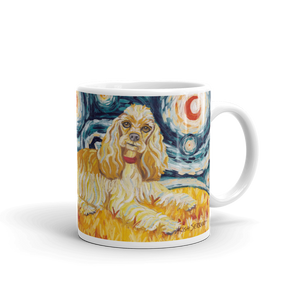 Cocker Spaniel STARRY NIGHT Mug-15oz