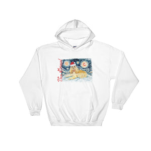 Cocker Spaniel Snowy Night Hoodie