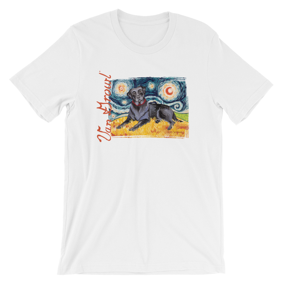 Copy of Labrador Retriever (yellow) STARRY NIGHT T-Shirt