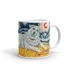 Great Pyrenees STARRY NIGHT Mug-15oz