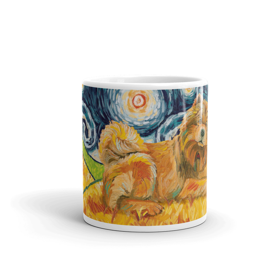 Chow (light) STARRY NIGHT Mug-15oz