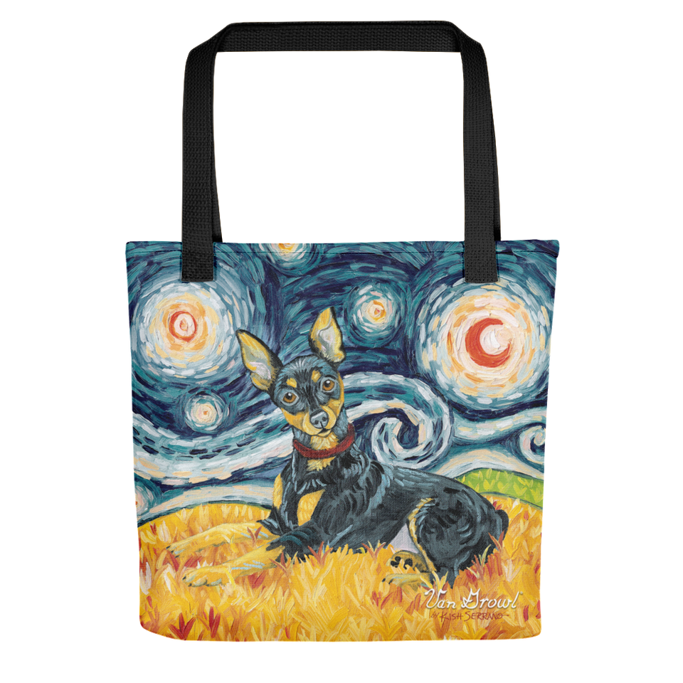 Miniature Pinscher STARRY NIGHT Tote