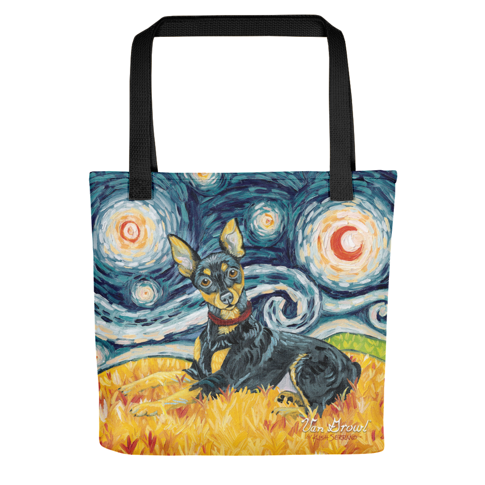 Miniature Pinscher STARRY NIGHT Tote