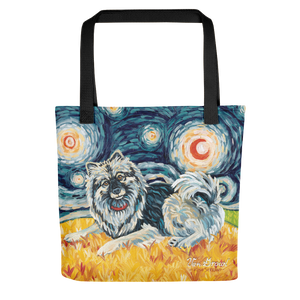 Keeshond STARRY NIGHT Tote