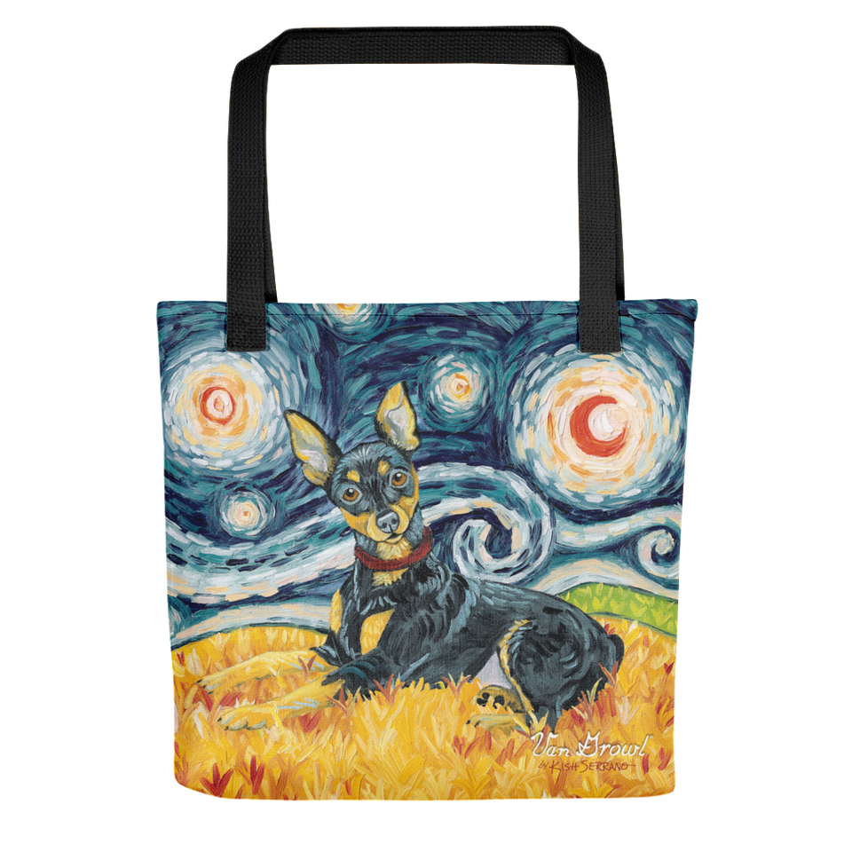 Miniature Pinscher STARRY NIGHT Tote