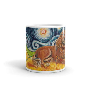 Cavalier King Charles (ruby) STARRY NIGHT Mug-15oz