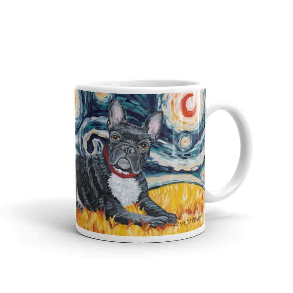 French Bulldog STARRY NIGHT Mug-15oz