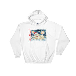 Shih Tzu (Light) Snowy Night Hoodie