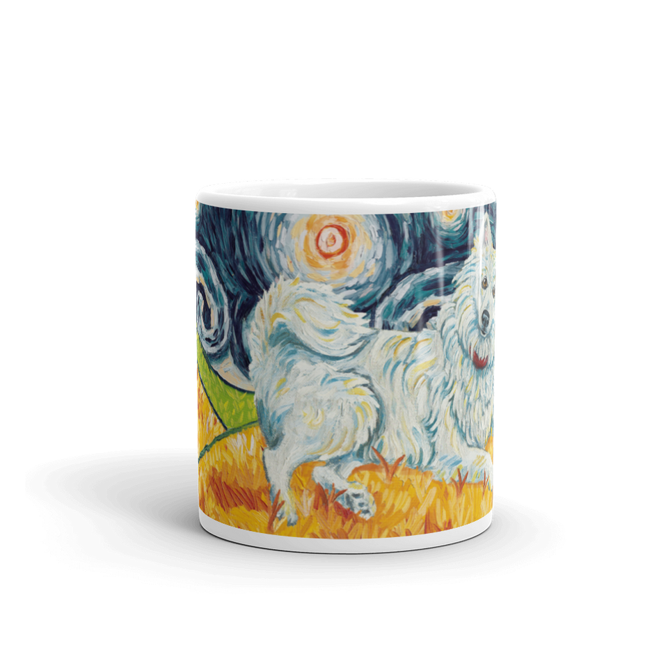 American Eskimo STARRY NIGHT Mug-15oz