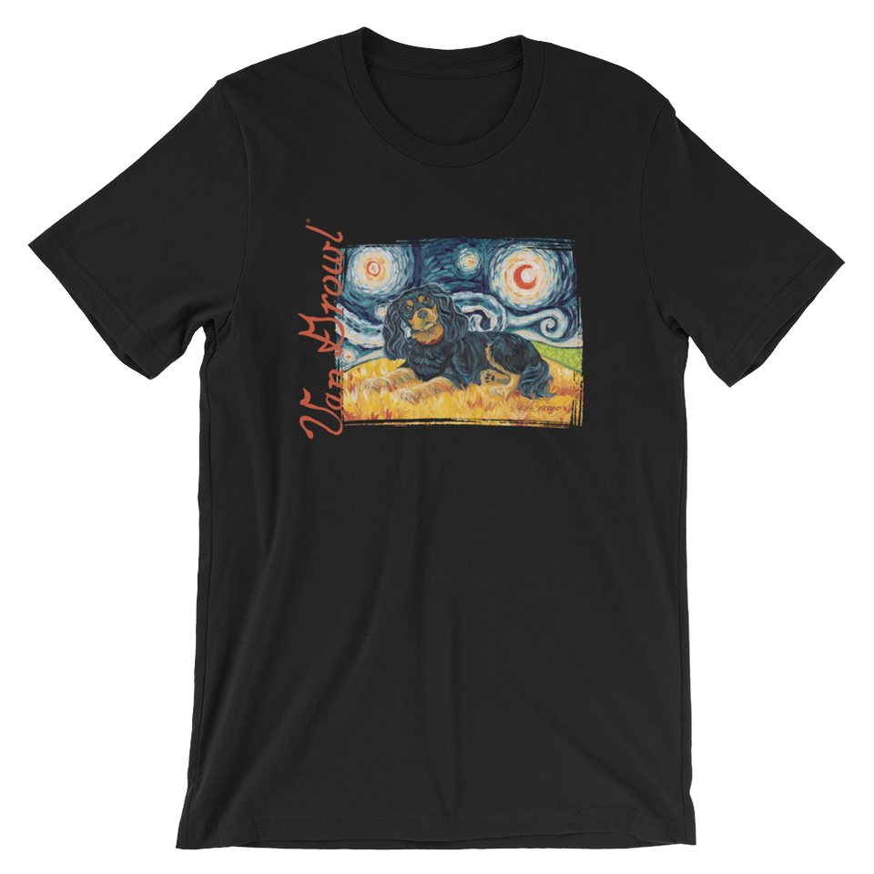 Cavalier King Charles (black & tan) STARRY NIGHT T-Shirt