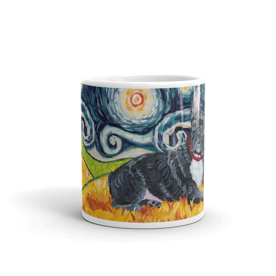 French Bulldog STARRY NIGHT Mug-15oz