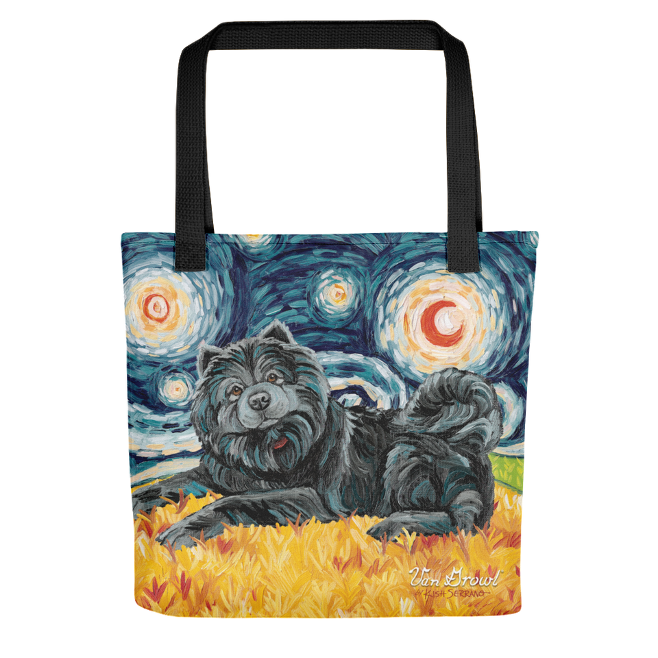 Chow (black) STARRY NIGHT Tote