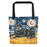 Chow (black) STARRY NIGHT Tote