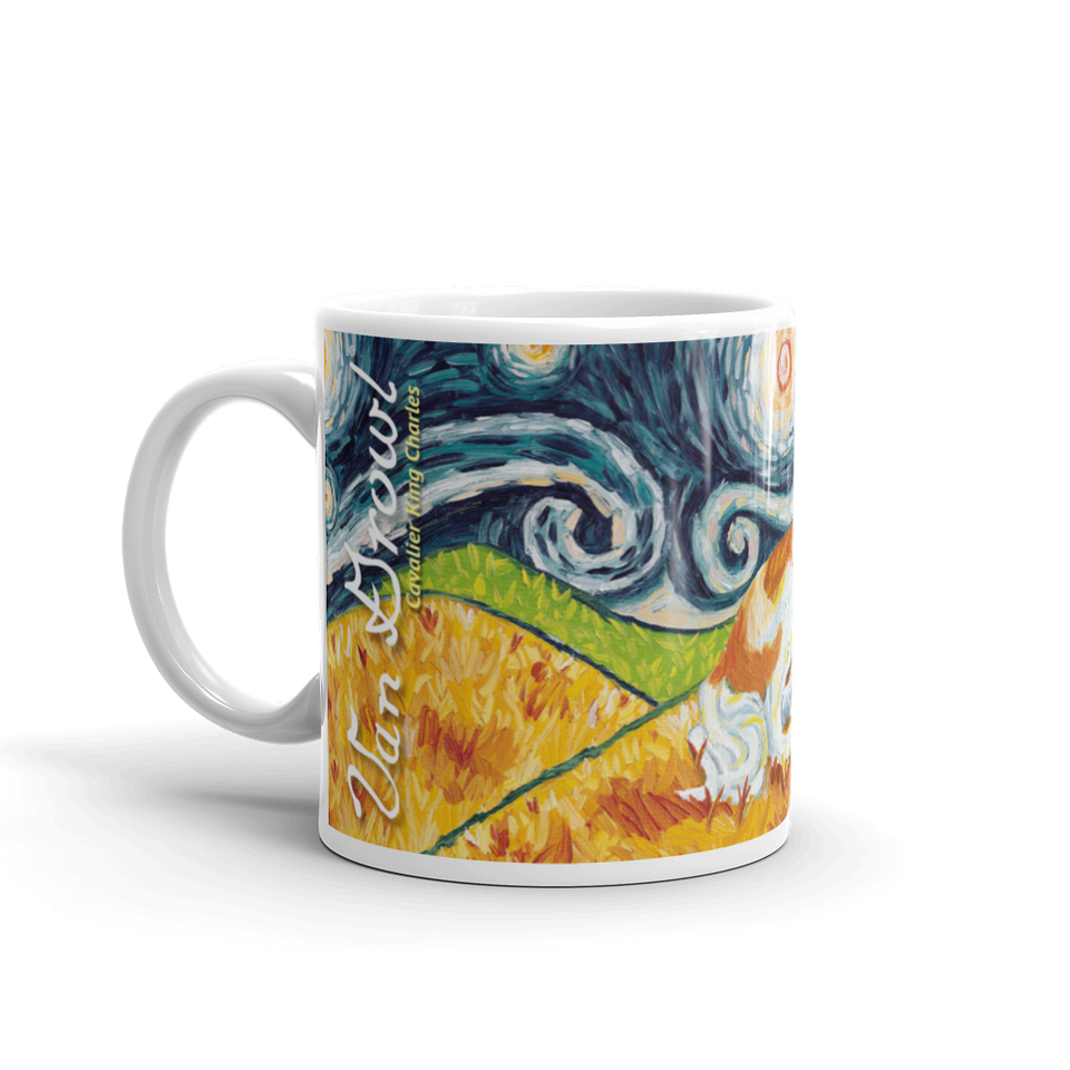 Cavalier King Charles (blenheim) STARRY NIGHT Mug-15oz