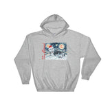 Siberian Husky Snowy Night Hoodie