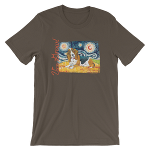 Basset Hound STARRY NIGHT T-Shirt