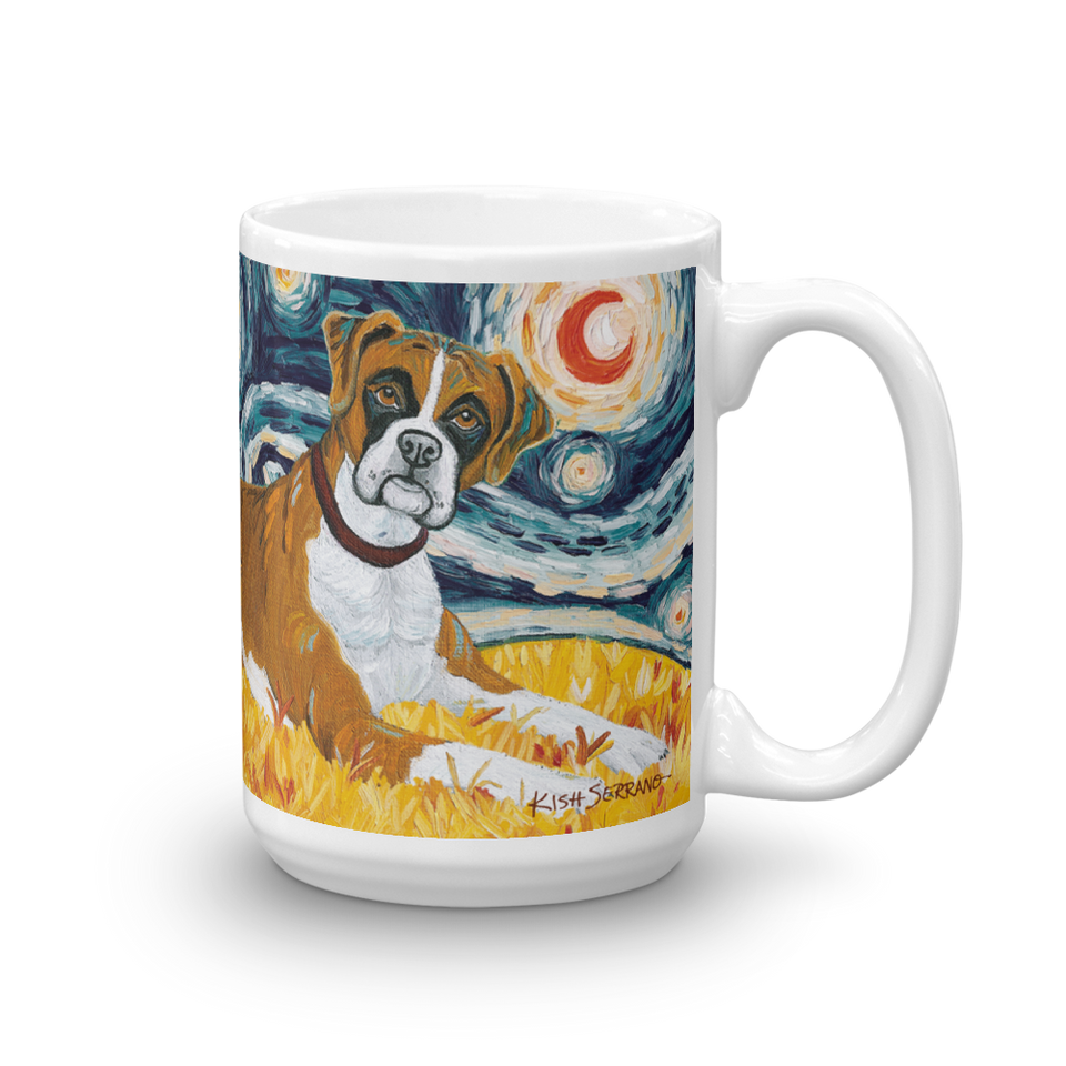 Boxer STARRY NIGHT Mug-15oz