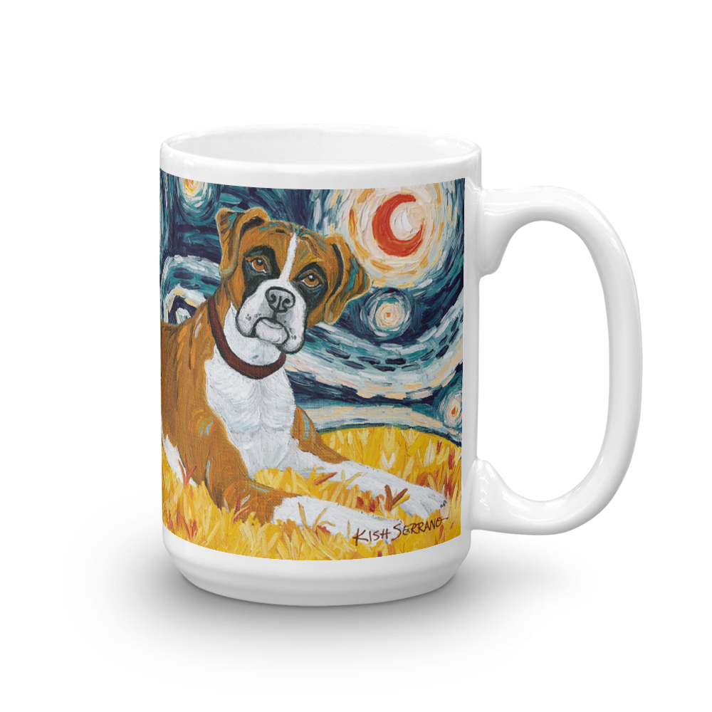 Boxer STARRY NIGHT Mug-15oz