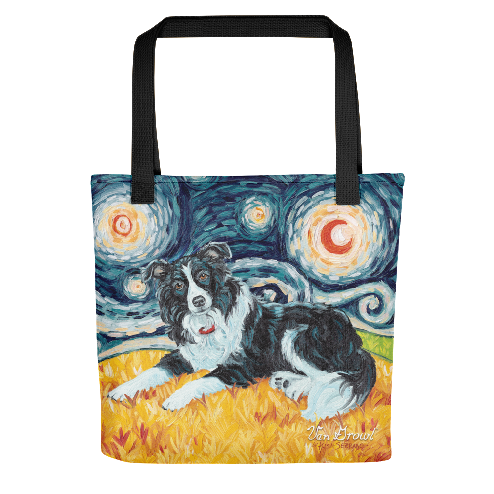 Border Collie STARRY NIGHT Tote