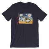 Calico Cat (longhaired) STARRY NIGHT T-Shirt