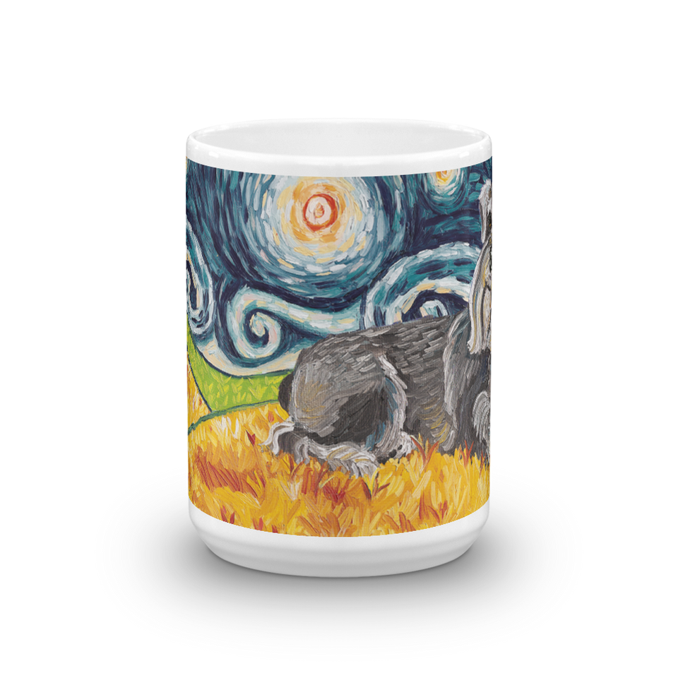 Schnauzer STARRY NIGHT Mug-15oz