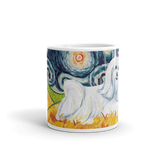 Maltese (longhaired) STARRY NIGHT Mug-15oz