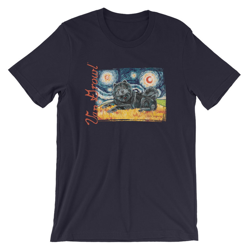 Chow (black) STARRY NIGHT T-Shirt