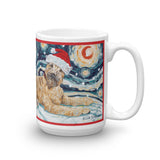 Wheaten Terrier Snowy Night Mug - 15oz