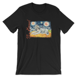 Afghan Hound (light) STARRY NIGHT T-Shirt