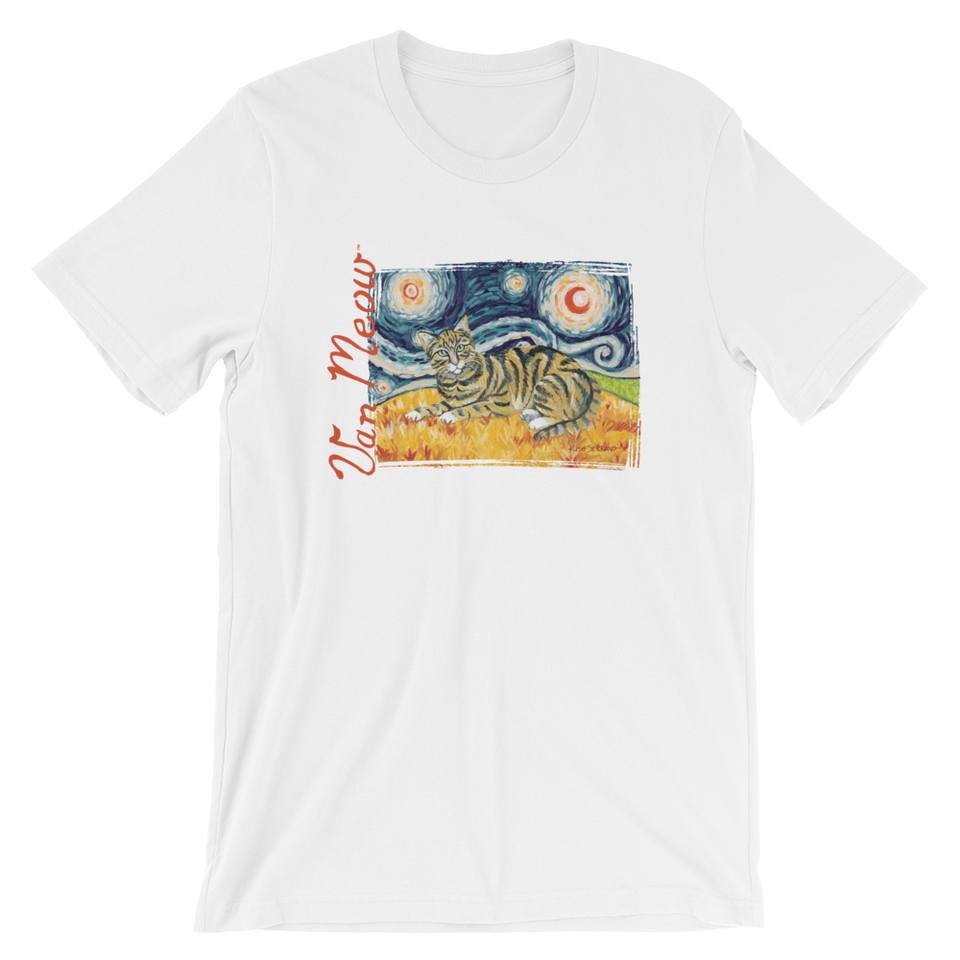 Tabby Cat (shorthaired) STARRY NIGHT T-Shirt