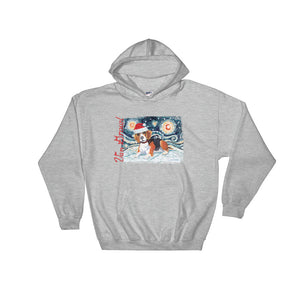 Beagle Snowy Night Hoodie