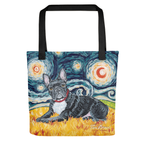 French Bulldog STARRY NIGHT Tote