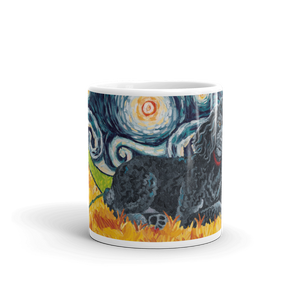 Poodle (black) STARRY NIGHT Mug-15oz