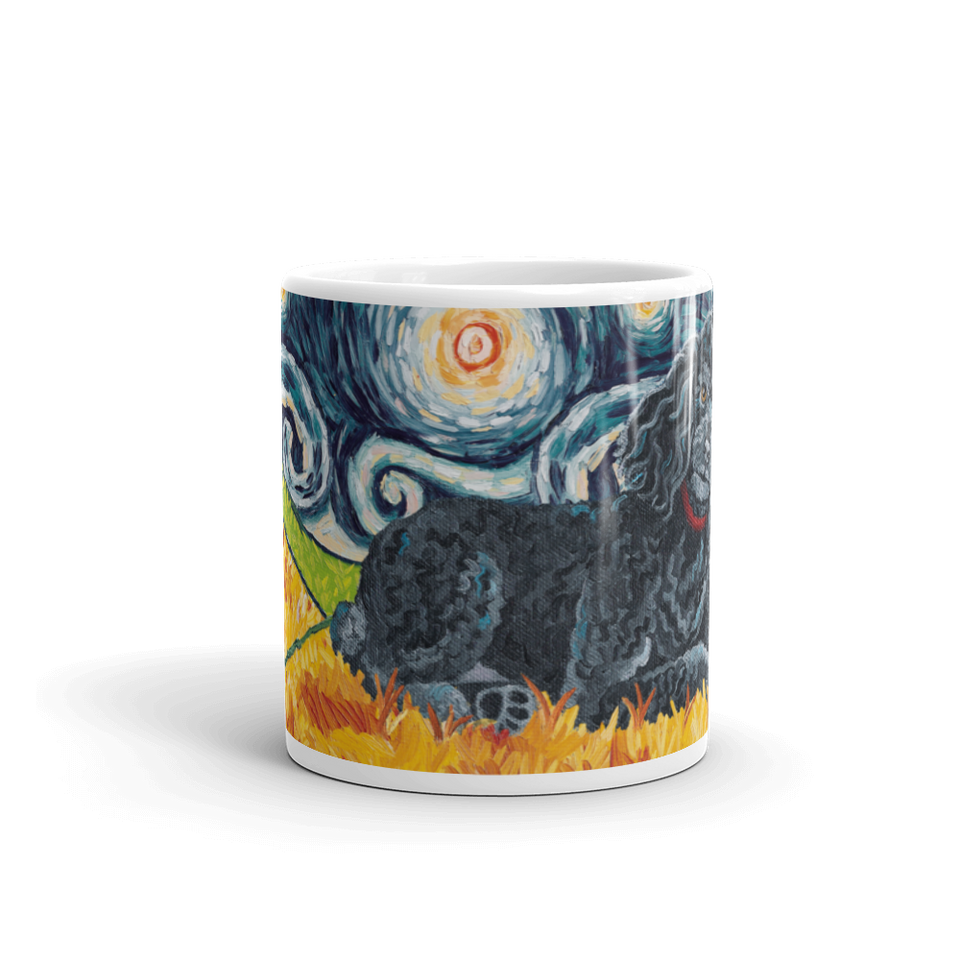 Poodle (black) STARRY NIGHT Mug-15oz