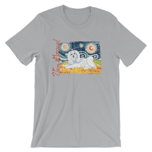 Maltese (longhaired) STARRY NIGHT T-Shirt