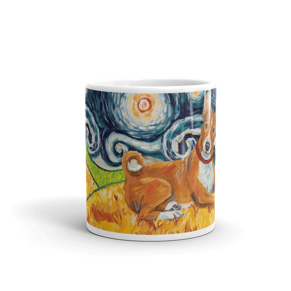 Basenji  STARRY NIGHT Mug-15oz