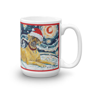 Great Dane Snowy Night Mug - 15oz