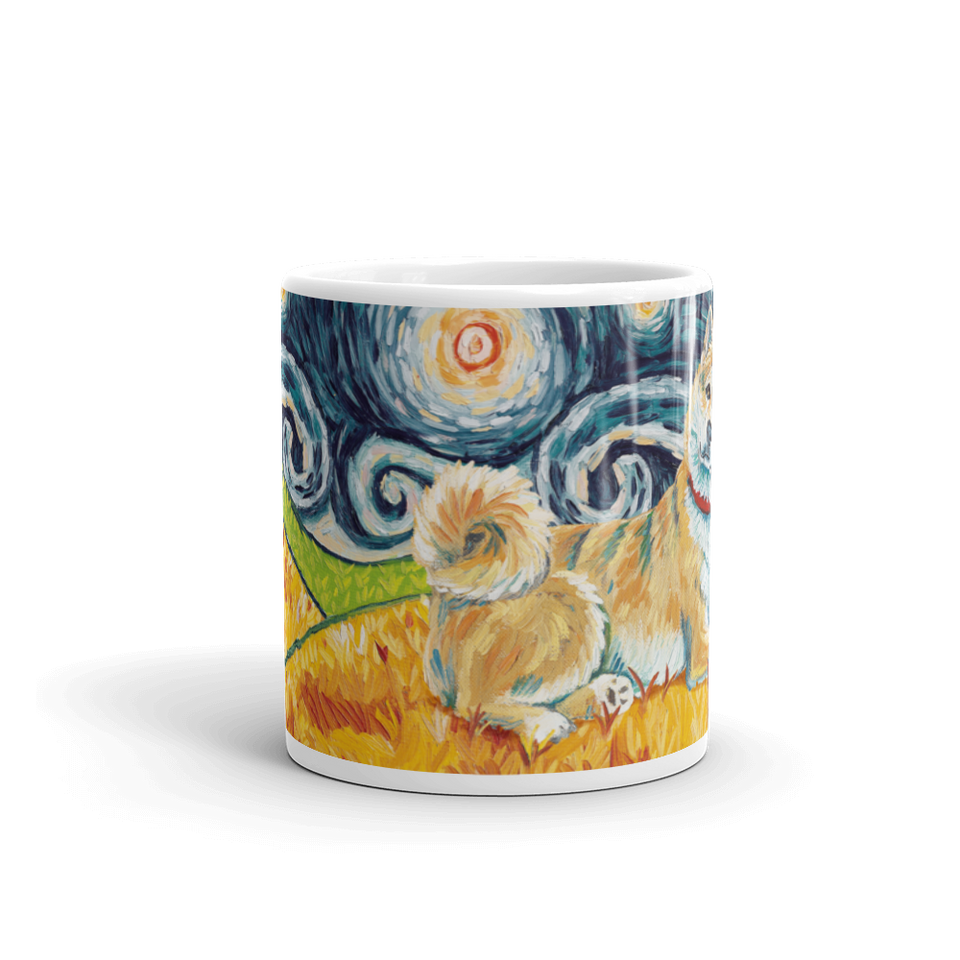 Shiba Inu (cream) STARRY NIGHT Mug-15oz