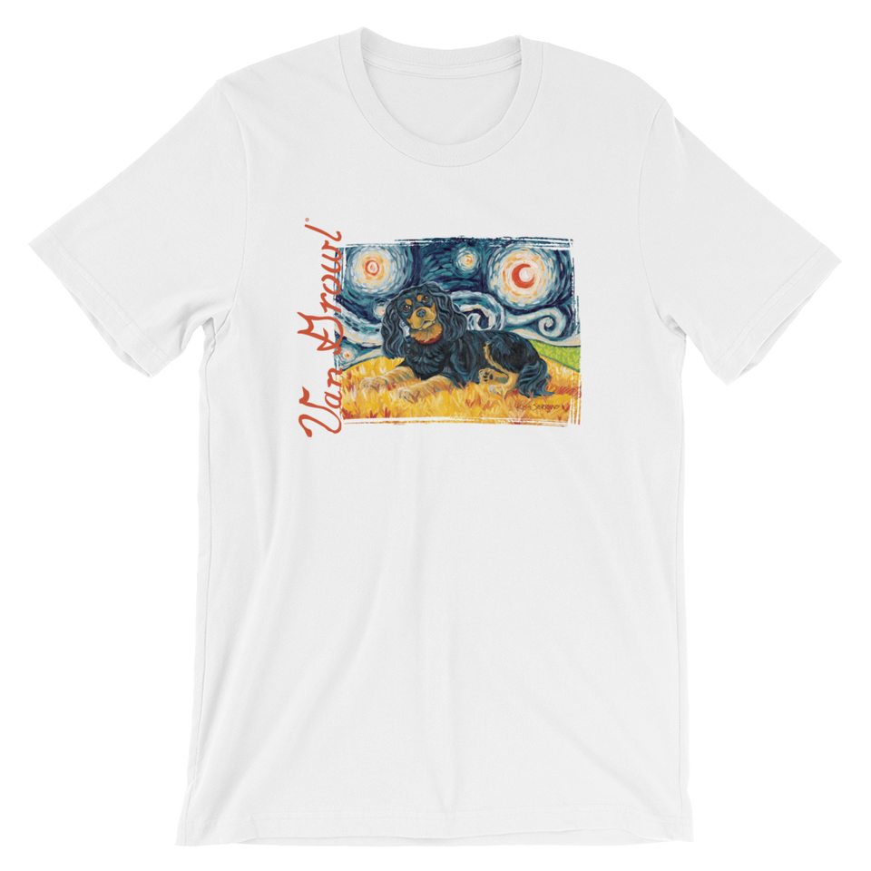 Cavalier King Charles (black & tan) STARRY NIGHT T-Shirt