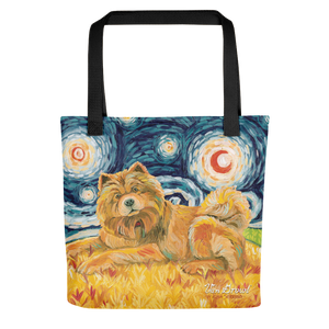 Chow (light) STARRY NIGHT Tote