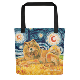 Chow (light) STARRY NIGHT Tote