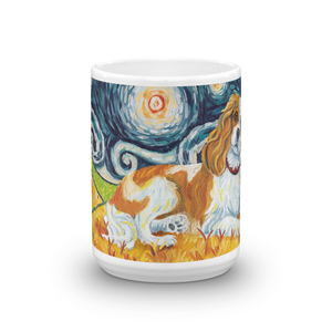 Cavalier King Charles (blenheim) STARRY NIGHT Mug-15oz