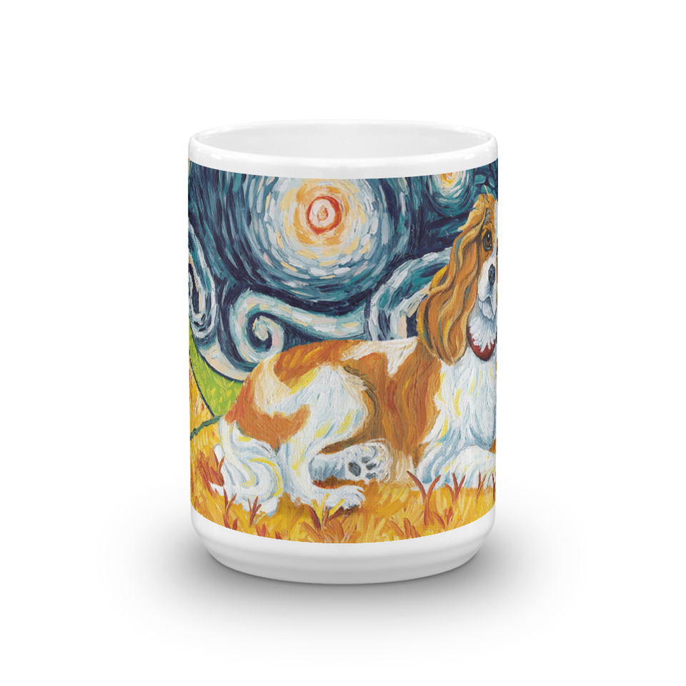 Cavalier King Charles (blenheim) STARRY NIGHT Mug-15oz