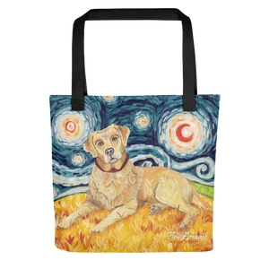 Labrador Retriever (yellow) STARRY NIGHT Tote